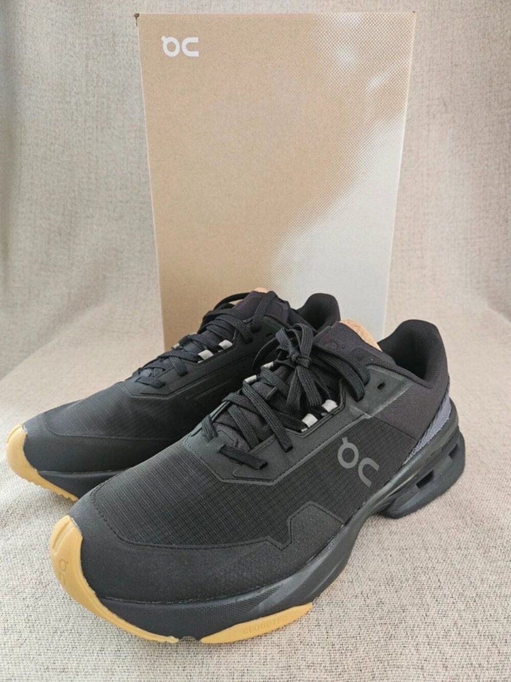 On Cloudpulse Pro Black Rock Men’s Running Shoes US 10.5